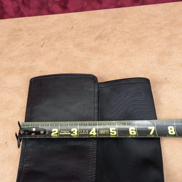 Louise et Cie Women Verdi Riding Zip Flexible Black Leather Boots sz 9US EUR40 - Picture 6 of 10